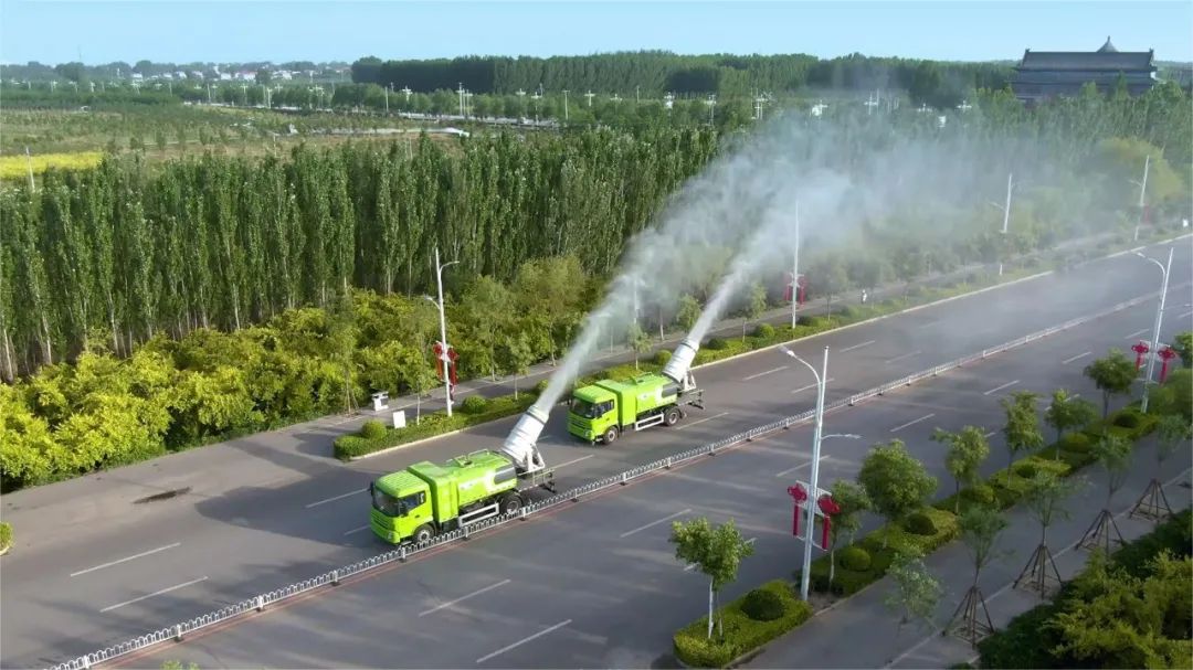 绿变石家庄，，电动先锋┃pg电子环卫助力“国际庄”环卫车辆周全电动化